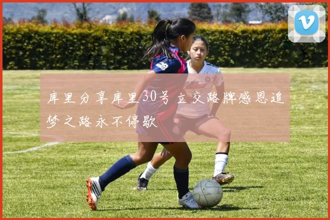 库里分享库里30号立交路牌感恩追梦之路永不停歇